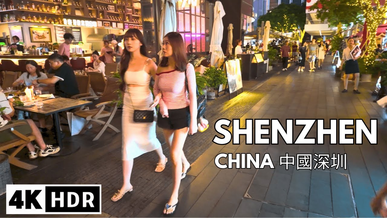 4K HDR Night Walk in Shenzhen's Most Popular Shopping Mall | China Street Walking Tour
