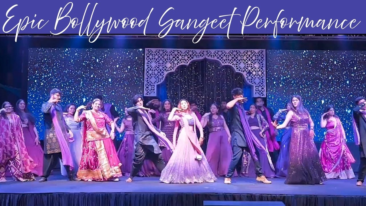 Epic Bollywood Dance by Bridesquad | Sangeet Group Dance | Aaja Nachle,Khwab Dekhe,Uyi Amma,Ghagra..