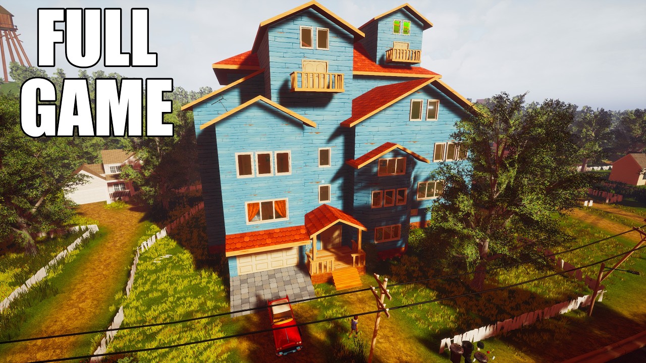Hello Neighbor - Nostalgia Pre Alpha | Full Game Walkthrough
