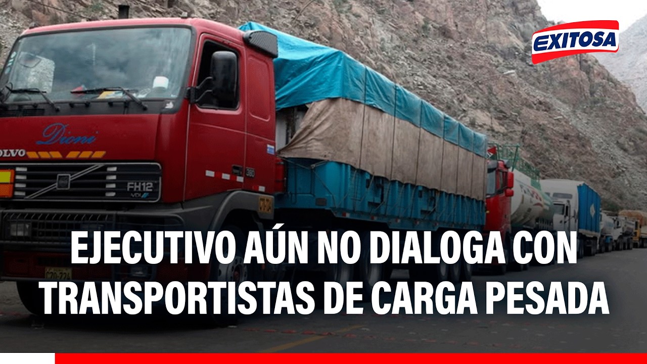 🔴🔵 Transportistas de carga pesada denuncian que el Ejecutivo aún no los convoca al diálogo