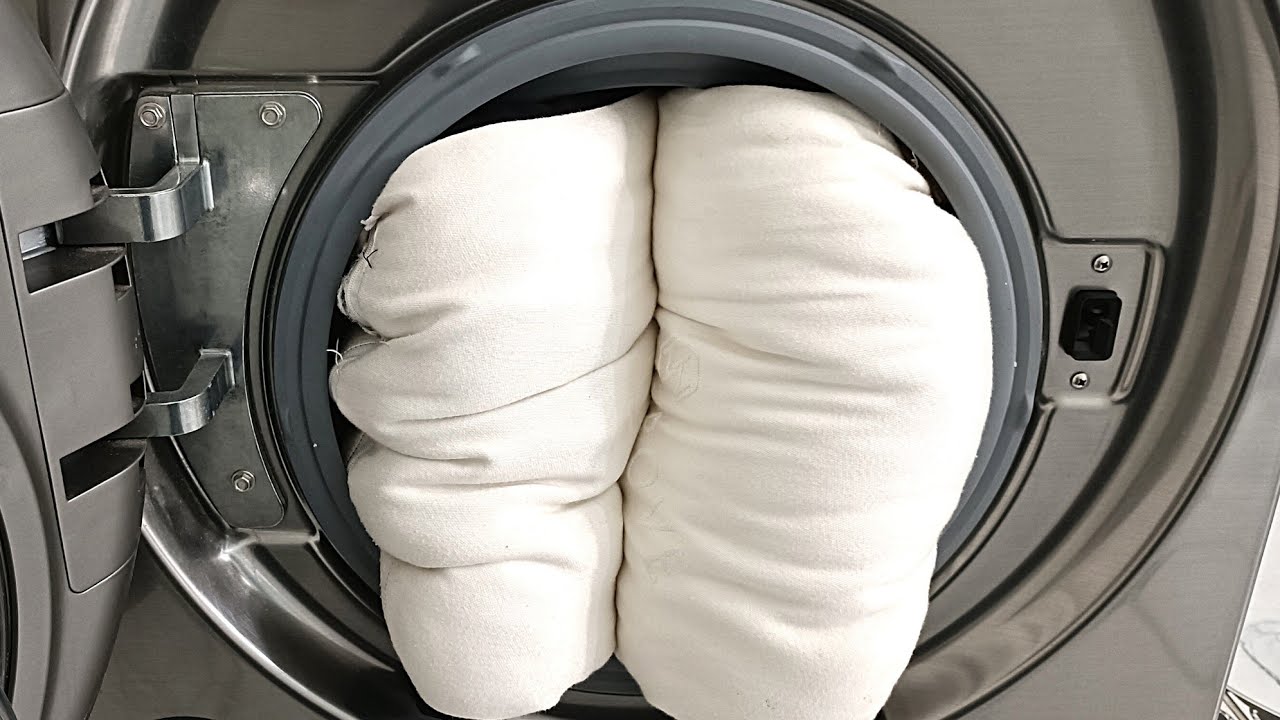 وداعا اوساخ واصفرار المخدات،الطريقة الصحيحة لغسل المخدات في الغسالة💥 نتيجة الصابون لي خدمتو بالزيت😱