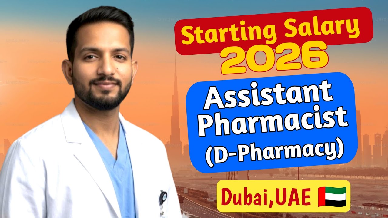 Starting Salary of Assistant Pharmacist in Dubai 2026 | SameerFitHealth