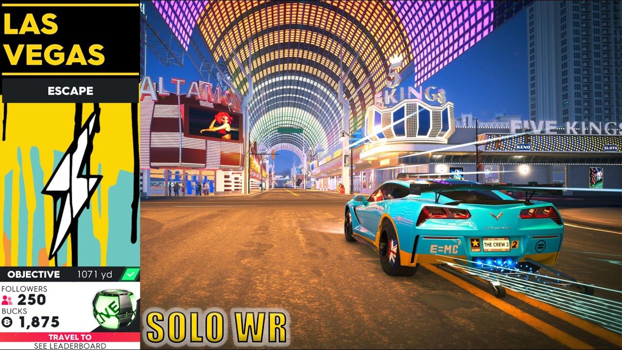 SOLO WR | The Crew 2 LAS VEGAS Escape 119,048 Yards