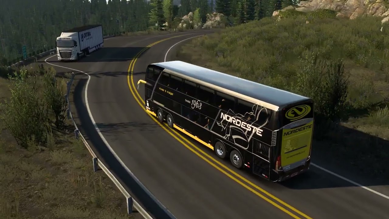 Euro Truck Simulator 2 Bus trip to Paulsboro with Modasa Zeus 3 DD 8x2 (final)