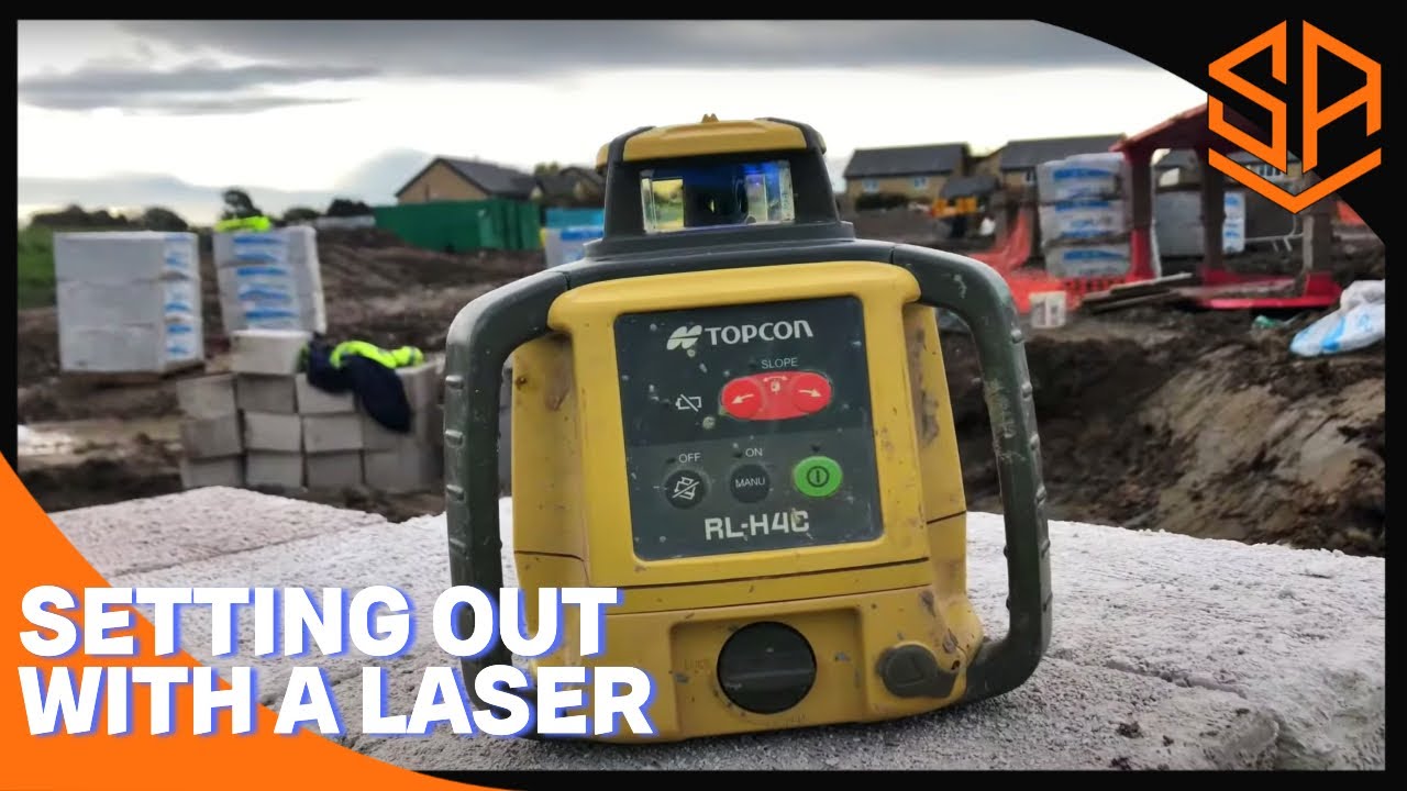 SETTING OUT A HOUSE FOUNDATION WITH A LASER LEVEL