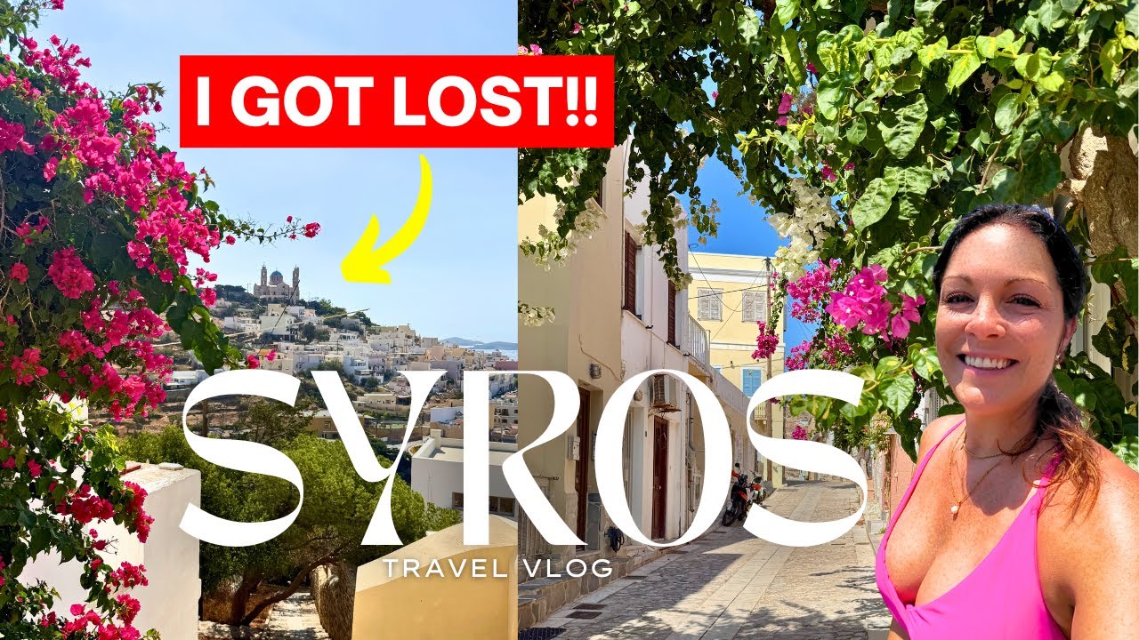 Мой НЕЗАПЛАНИРОВАННЫЙ день на Сиросе, Греция, на гонке Azamara Pursuit!
