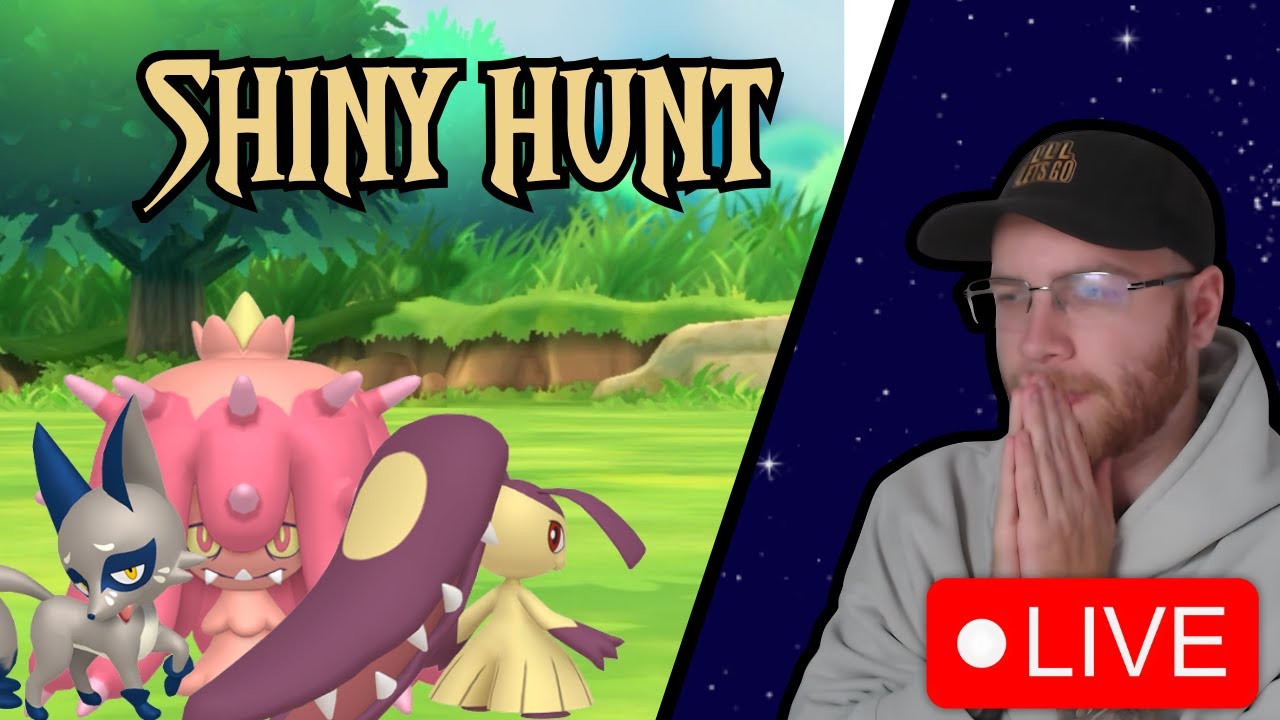 🔴 LIVE -  your date of birth = shiny hunting the national dex entry!