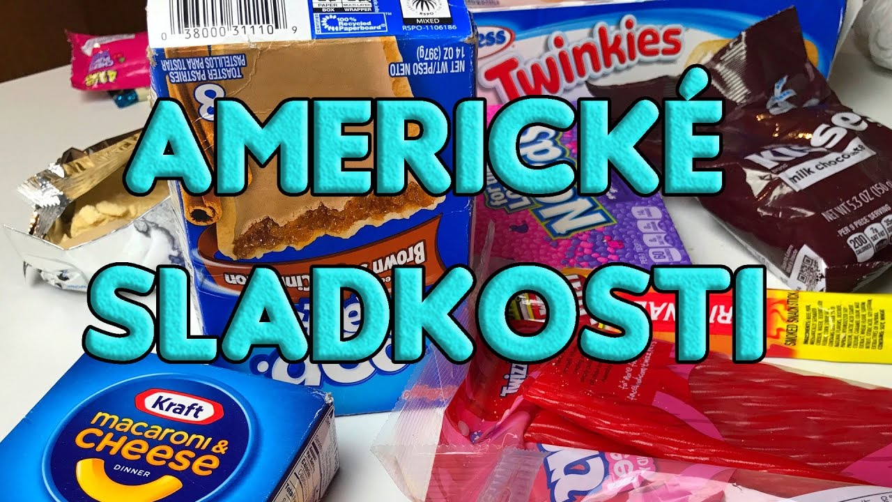 Ochutnávka amerických sladkostí - balíček od diváka!