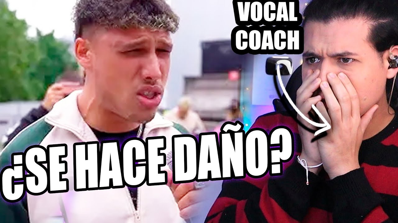 ¿SE HACE DAÑO CANTANDO ASÍ? 