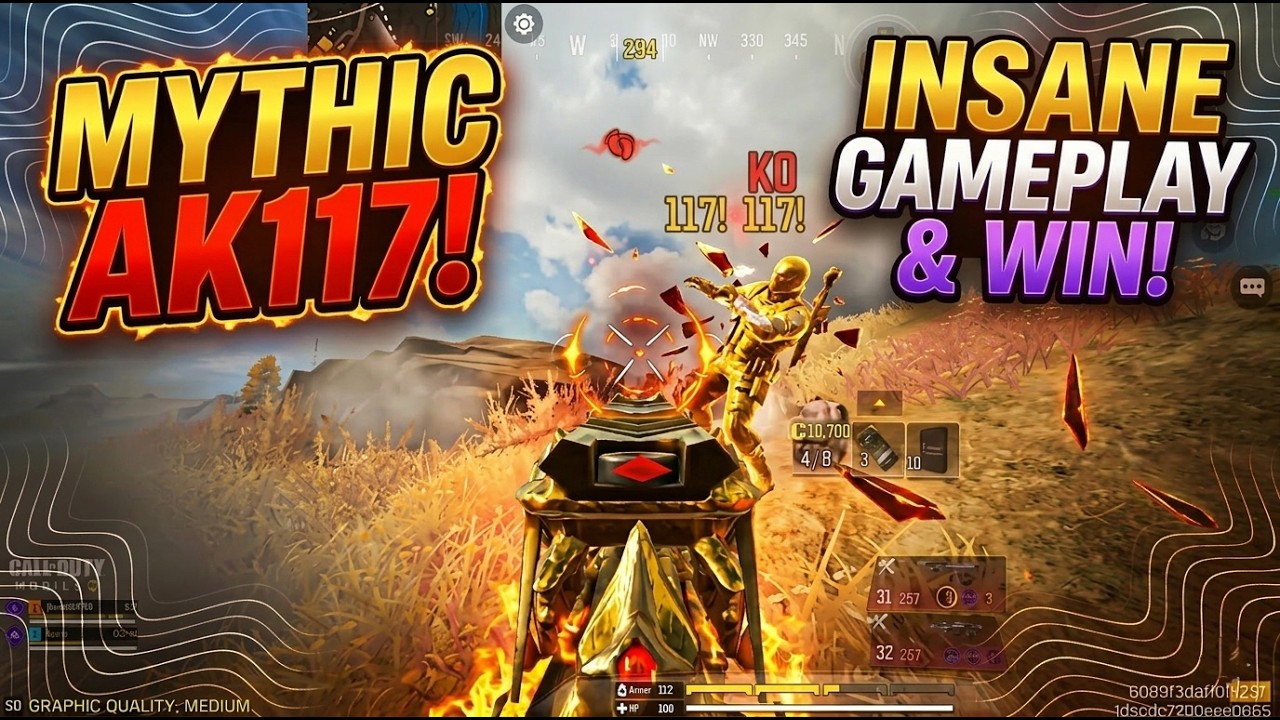 AK117 Mythic = FREE WIN?! 🤯 INSANE COD Mobile Gameplay | COD Mobile |