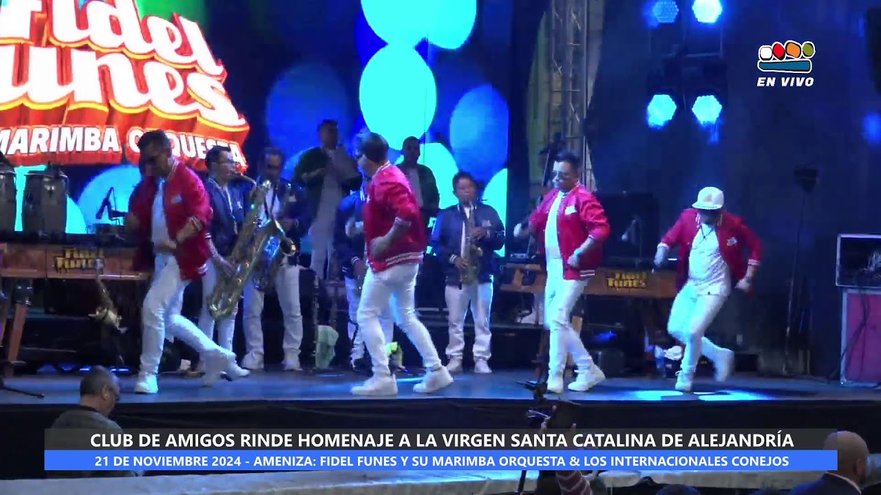Fidel Funes y Los Internacionales Conejos en concierto 21 de noviembre 2024 Zunil