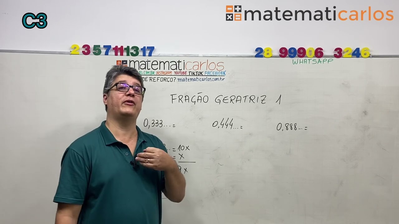 *Macete para calcular fra&ccedil;&atilde;o geratriz - parte 1  E17180