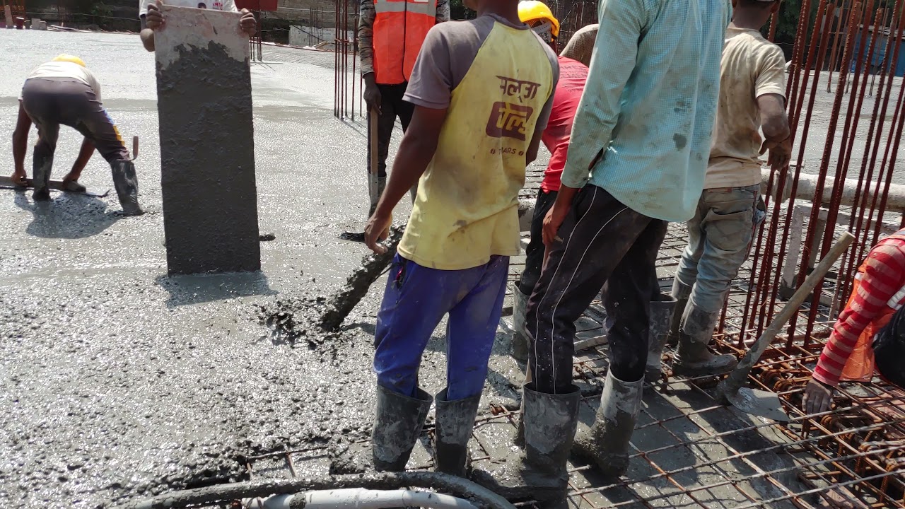 slab concrete casting#construction #sitework #concretepumping #concretecasting#cwt #civil #engineers