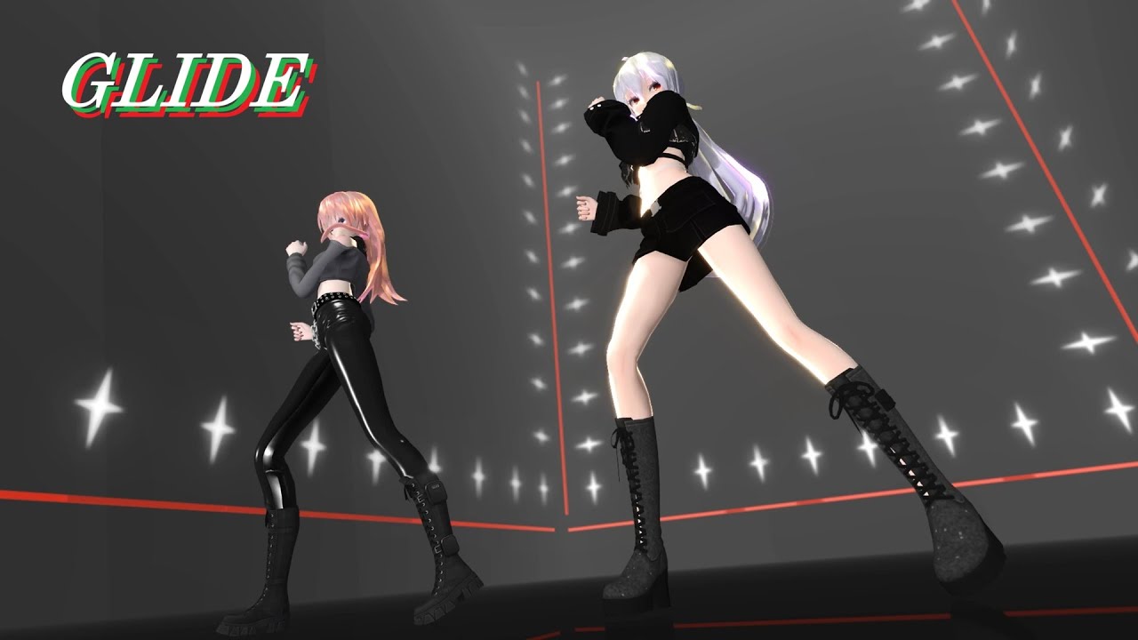 【 MMD 】 GLIDE／Chase ＜ChasingFireflies＞　｜TDA Luka Haku　改変モデルズ 【4K60fps】