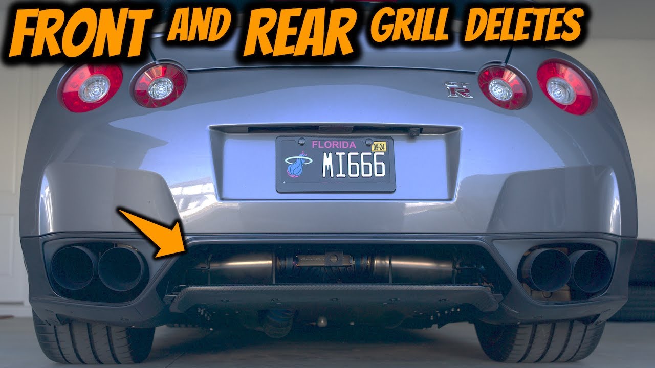 GTR Front and Rear Grill Delete | Replaced all the Rusted Bolts and Clips