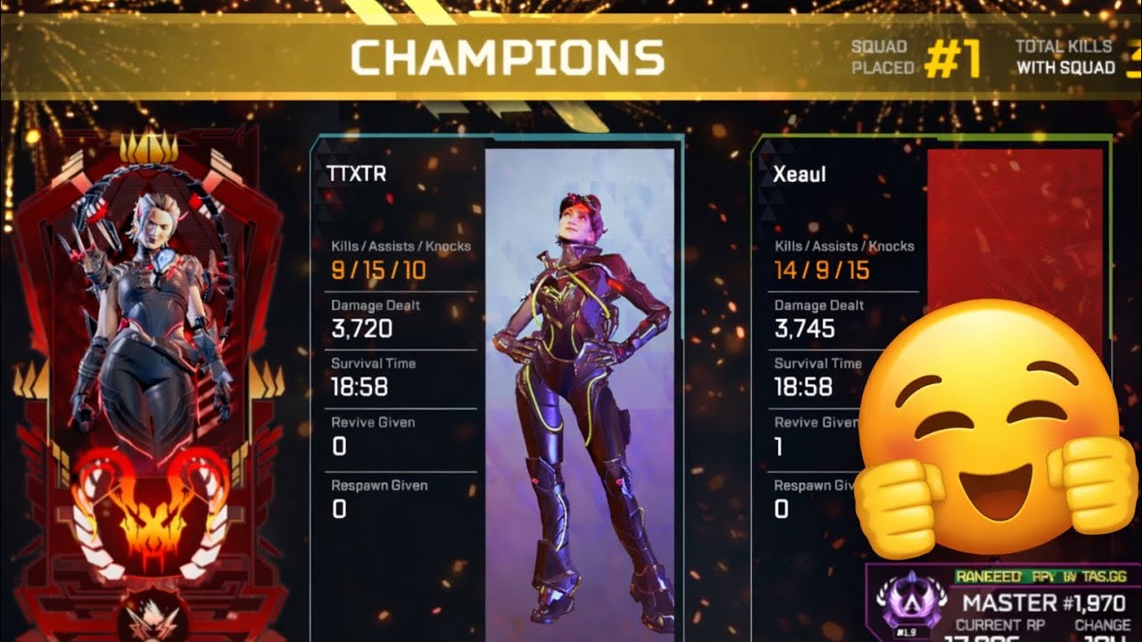 رانك مع سكواد توب 10 - هورايزن لعبت باللوبي لعب APEX LEGENDS