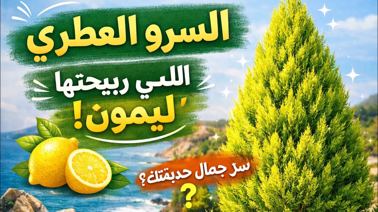 السرو العطري: الشجرة اللي ريحتها ليمون! 