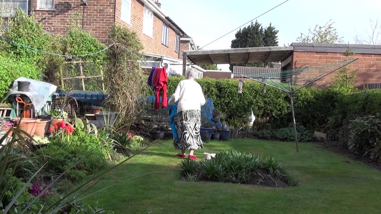 hanging out the washing