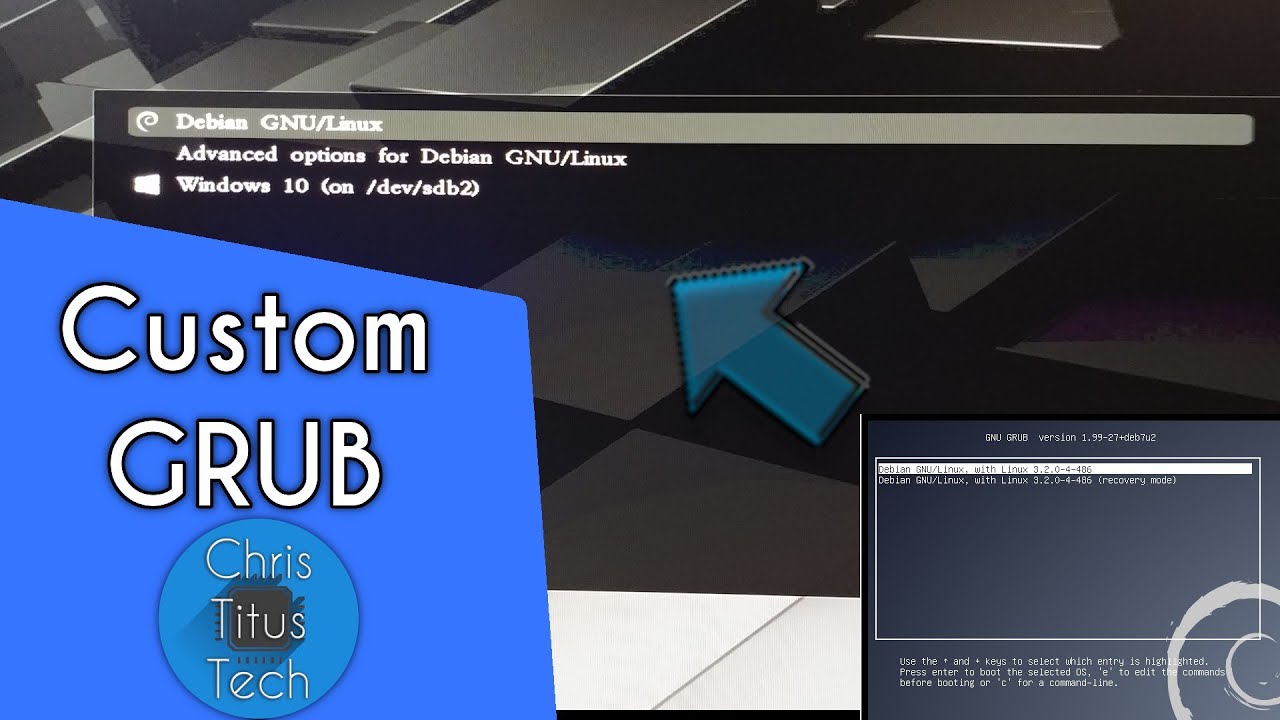 Пользовательское меню загрузки Grub