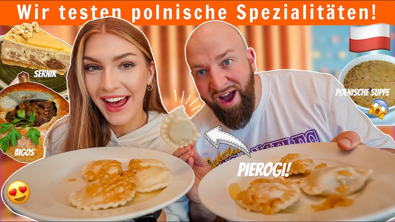 Wir essen typisch POLNISCHE Spezialitäten in Polen 😍🇵🇱 (wie lecker ist es?)