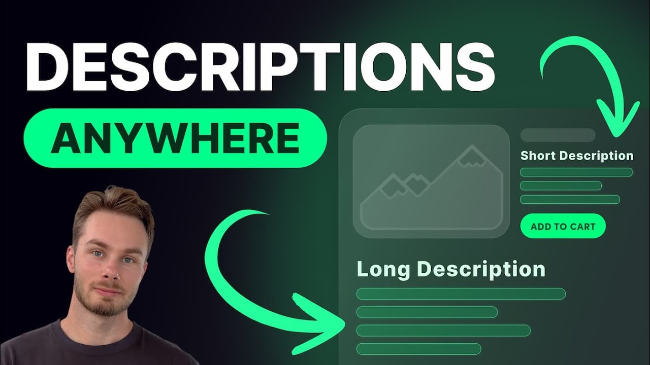 Shopify &mdash; краткое описание вверху + полное описание внизу