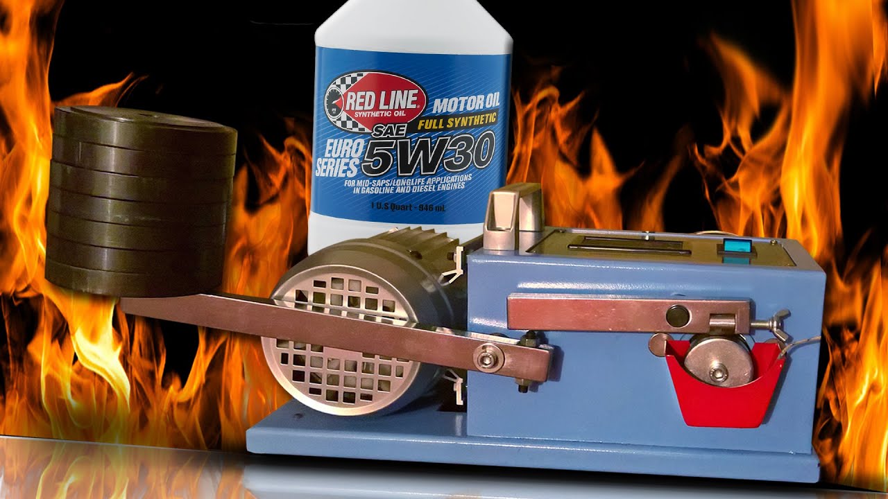 Red Line Euro Series 5W30 Engine Oil Test 100°C Piotr Tester