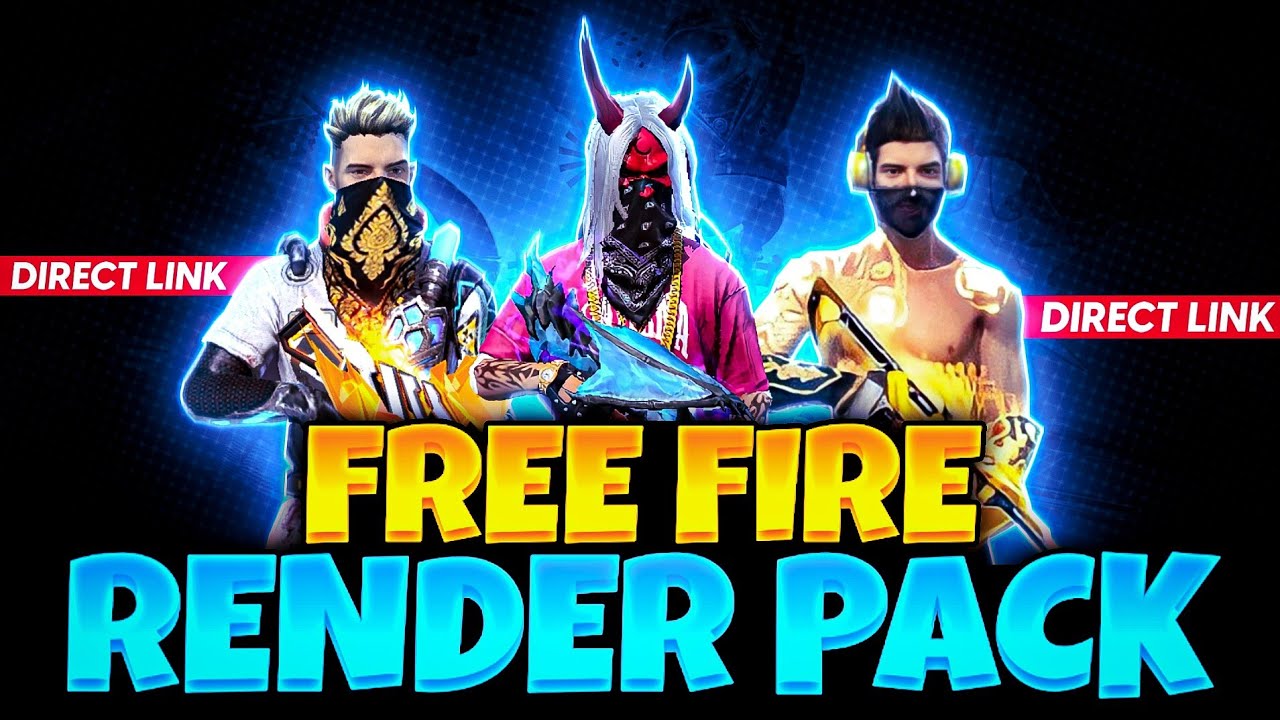FREE FIRE UNIQUE RENDER PACK || FREE FIRE MOST RARE RENDER PACK❤️||KARTIK GFX❤️