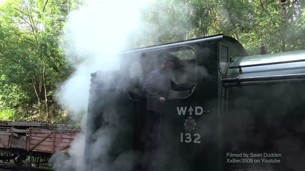 WD132 SAPPER FIRST RUN OF THE DAY AVON VALLEY RAILWAY