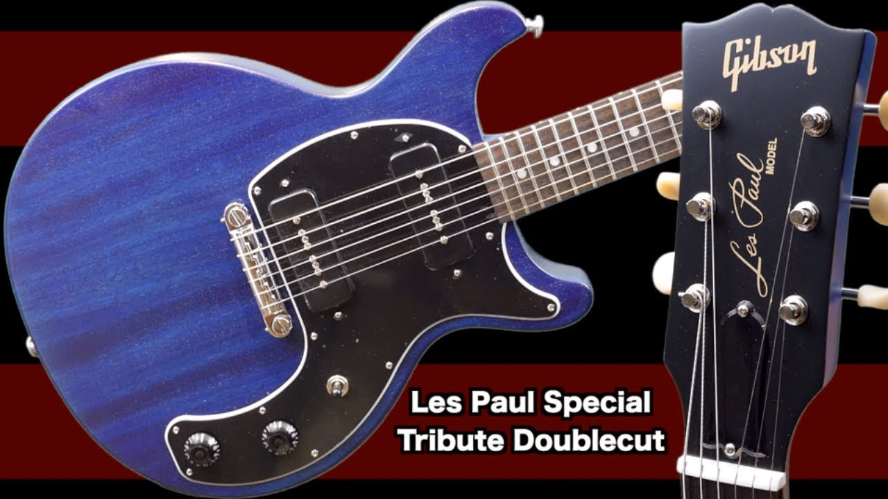 НОВЫЙ DC Special | 2019 Gibson Les Paul Special Tribute Doublecut Blue Stain | Обзор + демо