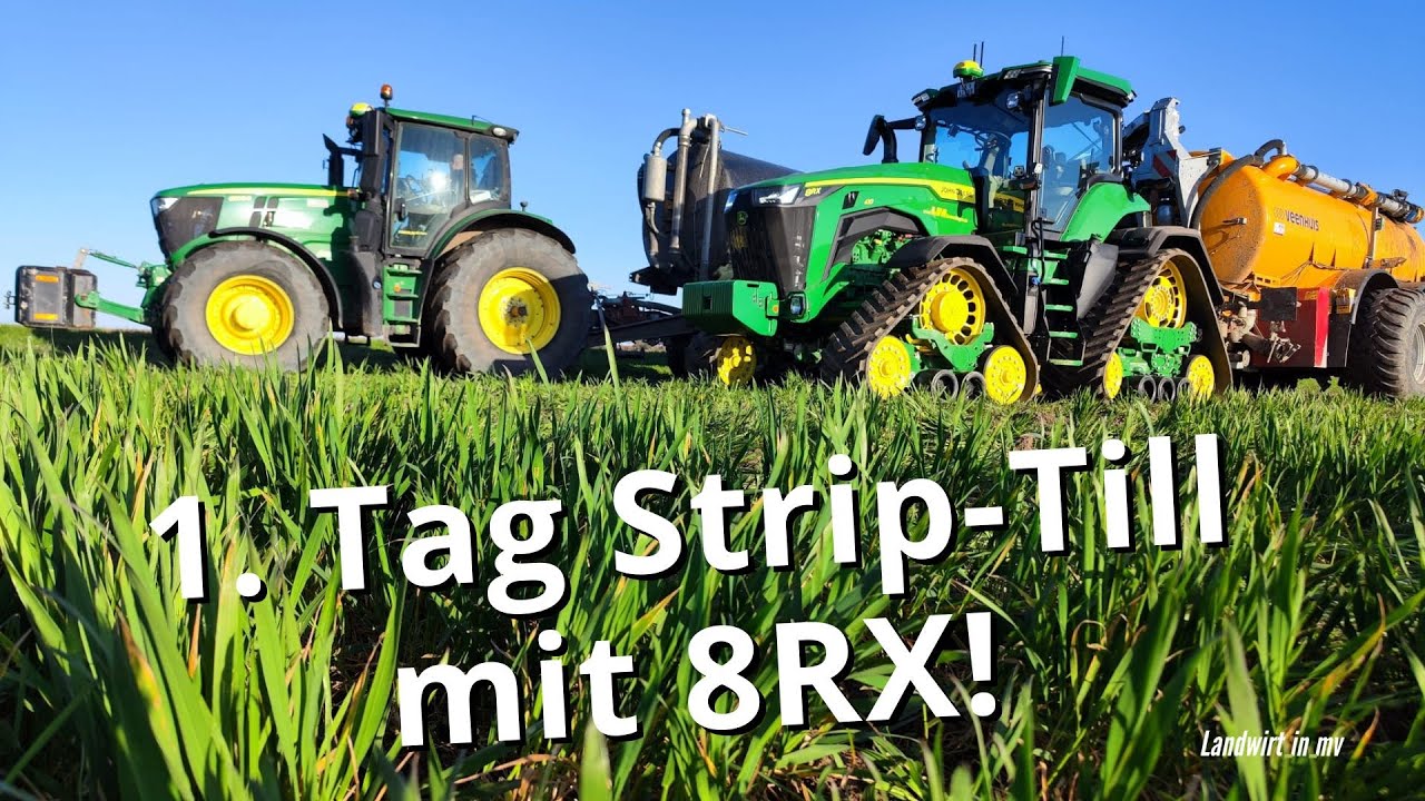 Vlog #197 День первый Strip-Till с 8RX. Все работает?