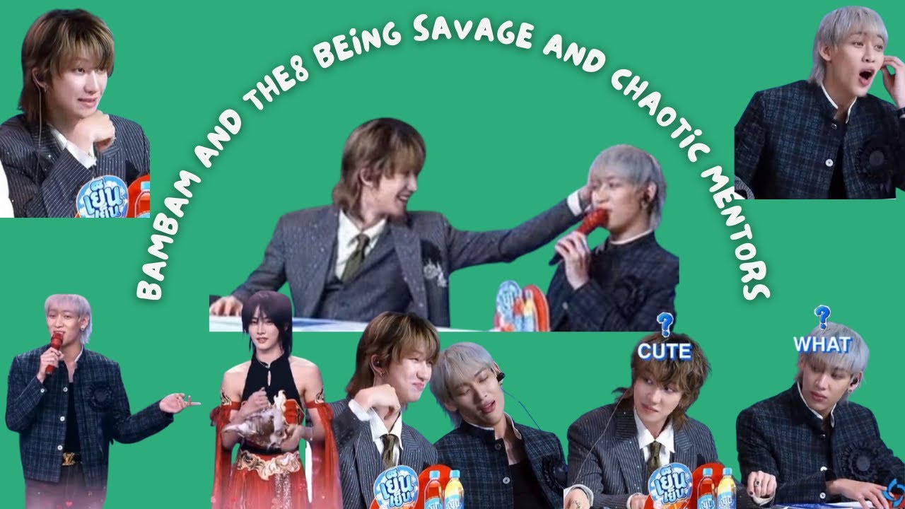 BamBam & The8 Being Savage and Chaotic Mentors | Fan Edit #seventeen #got7 #the8 #bambam