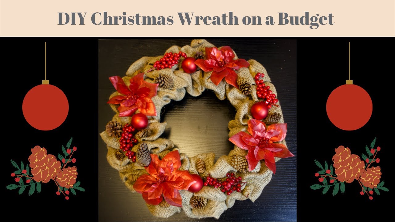 DIY Christmas Wreath on a Budget