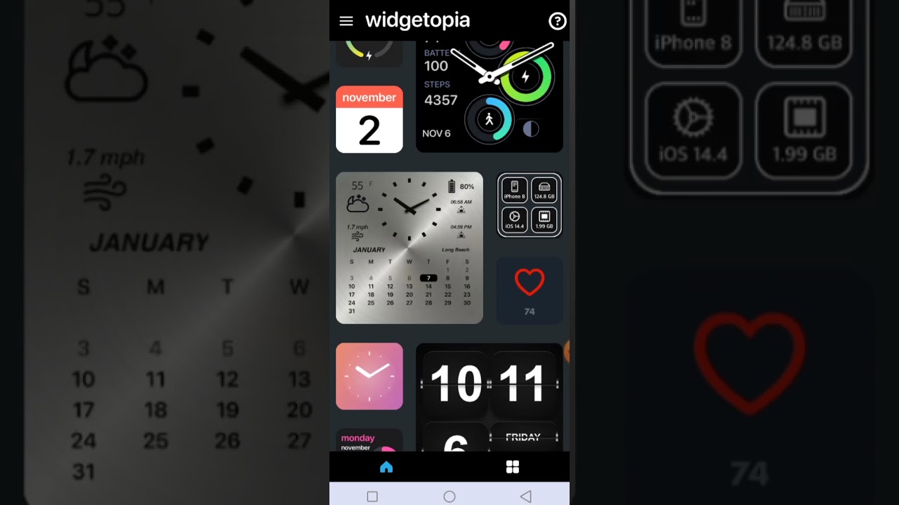 Tutor Menggunakan apk widgetopia IOS 14