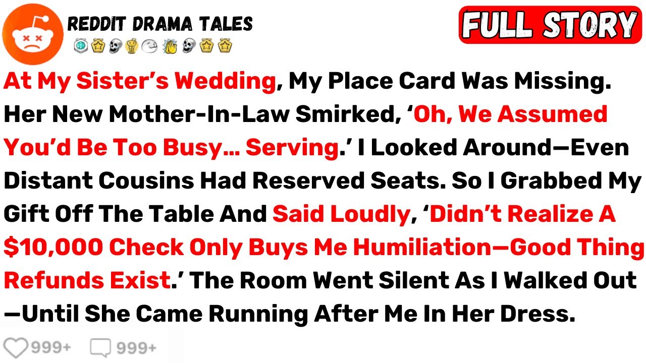At My Sister&rsquo;s Wedding, My Place Card Was Missing. Her New Mother-in-Law... - Best Reddit Stories