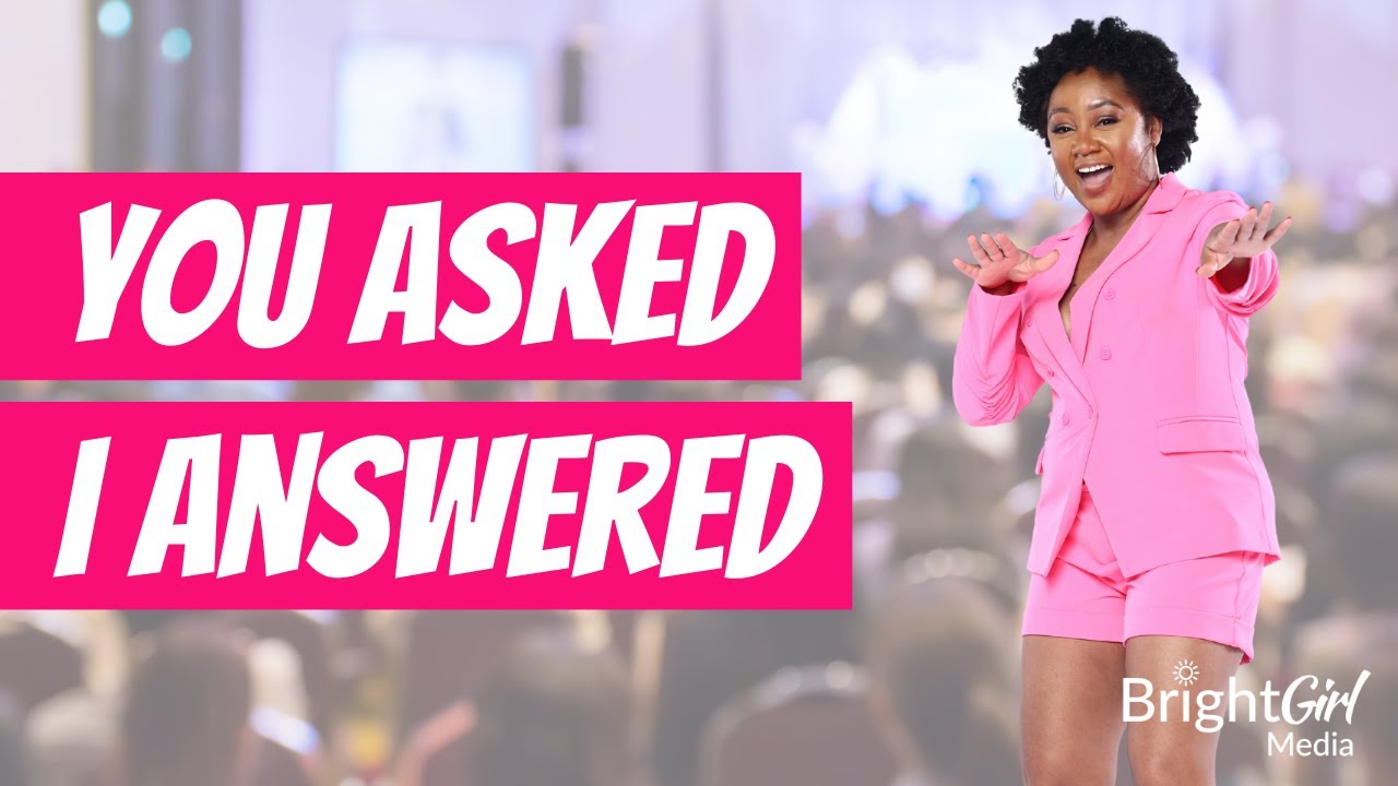 You Asked, I Answered - Audience Submitted Questions