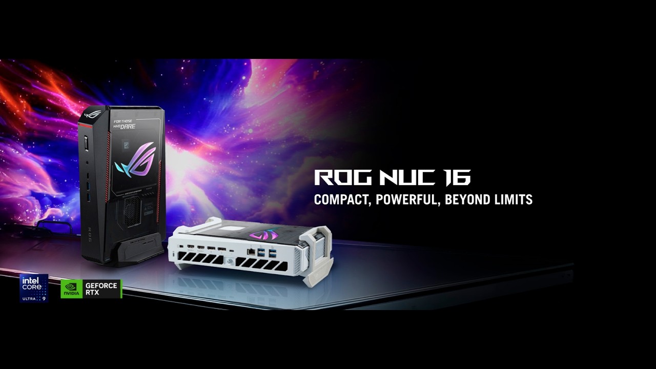 ROG NUC 16 Игровой мини-ПК | Большая мощность. Компактный размер