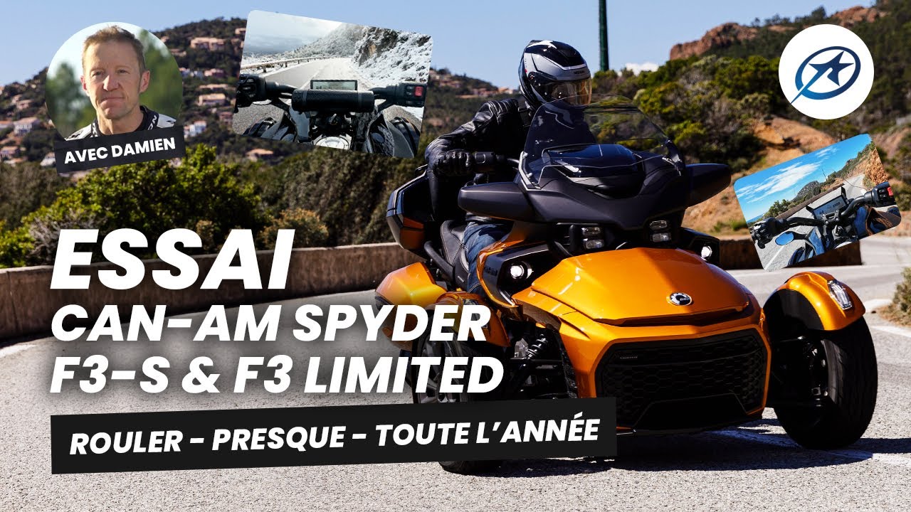 Can Am Spyder F3 S et F3 Limited - Essai (2024)