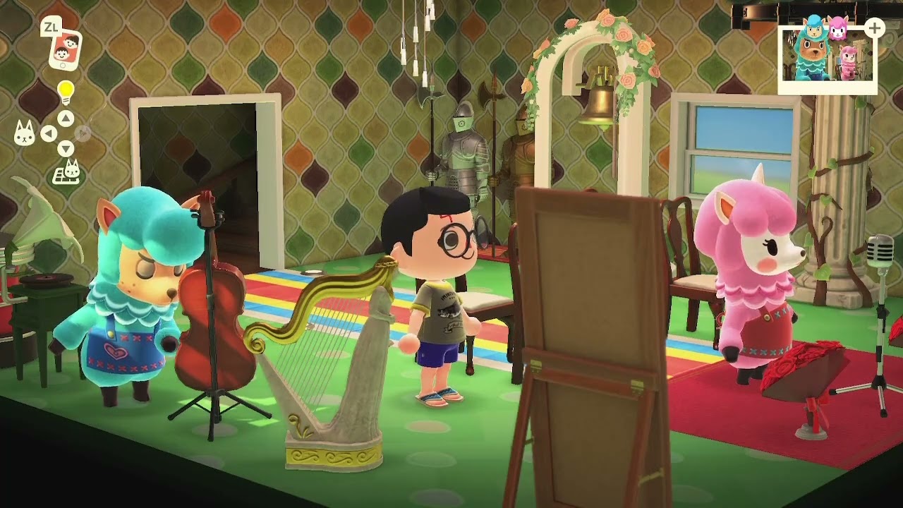 Animal Crossing New Horizons singing moments 45 Happy Home Paradise Jam