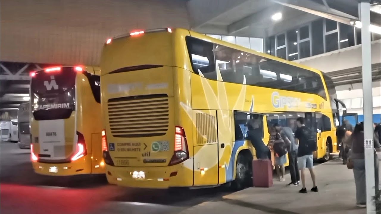 MOVIMENTAÇÃO DE ÔNIBUS NA RODOVIÁRIA DO RIO | GIPSYY, NOVA ITAPEMIRIM, UNIÃO, GONTIJO