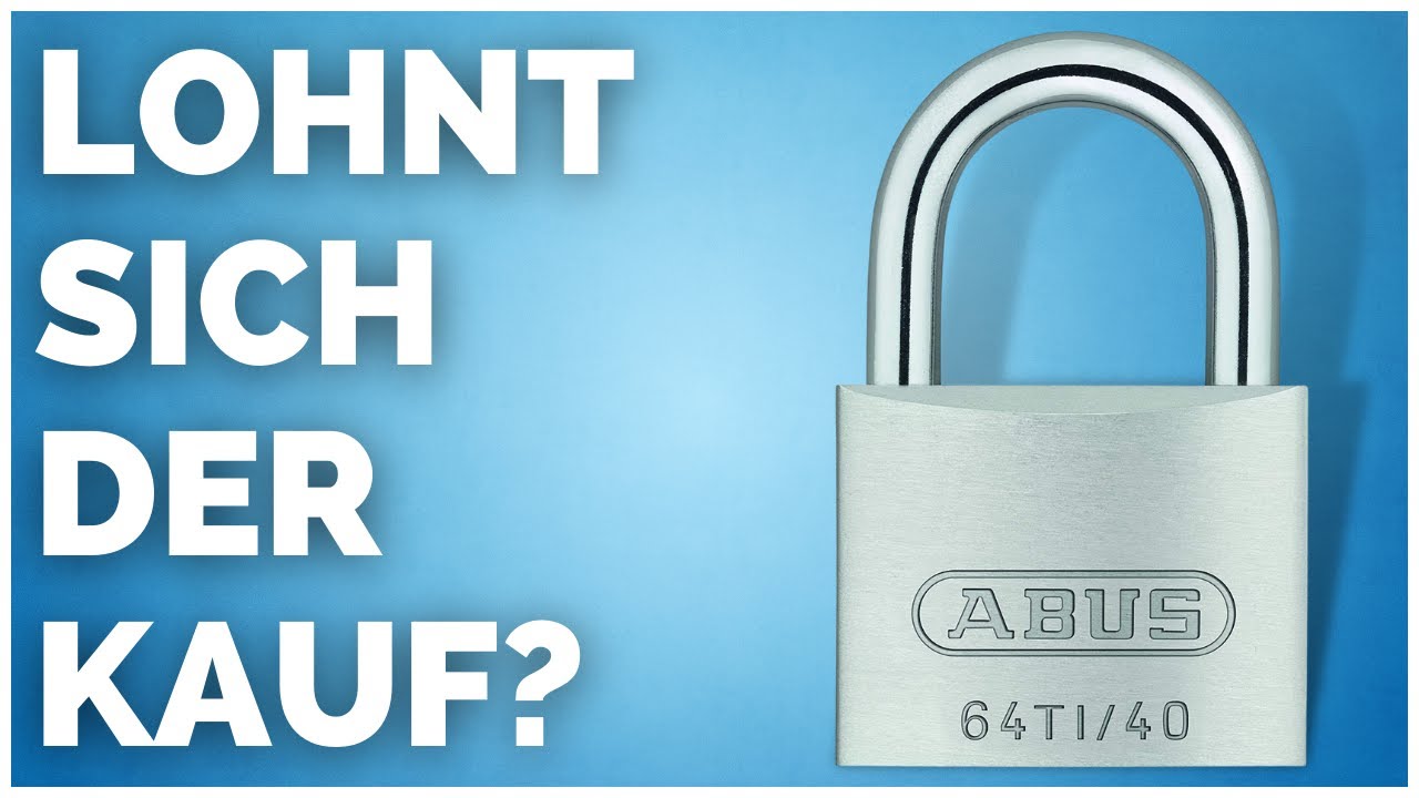 ABUS Titalium 64TI/40 - Vorh&auml;ngeschloss im Test [KURZ & KOMPAKT]