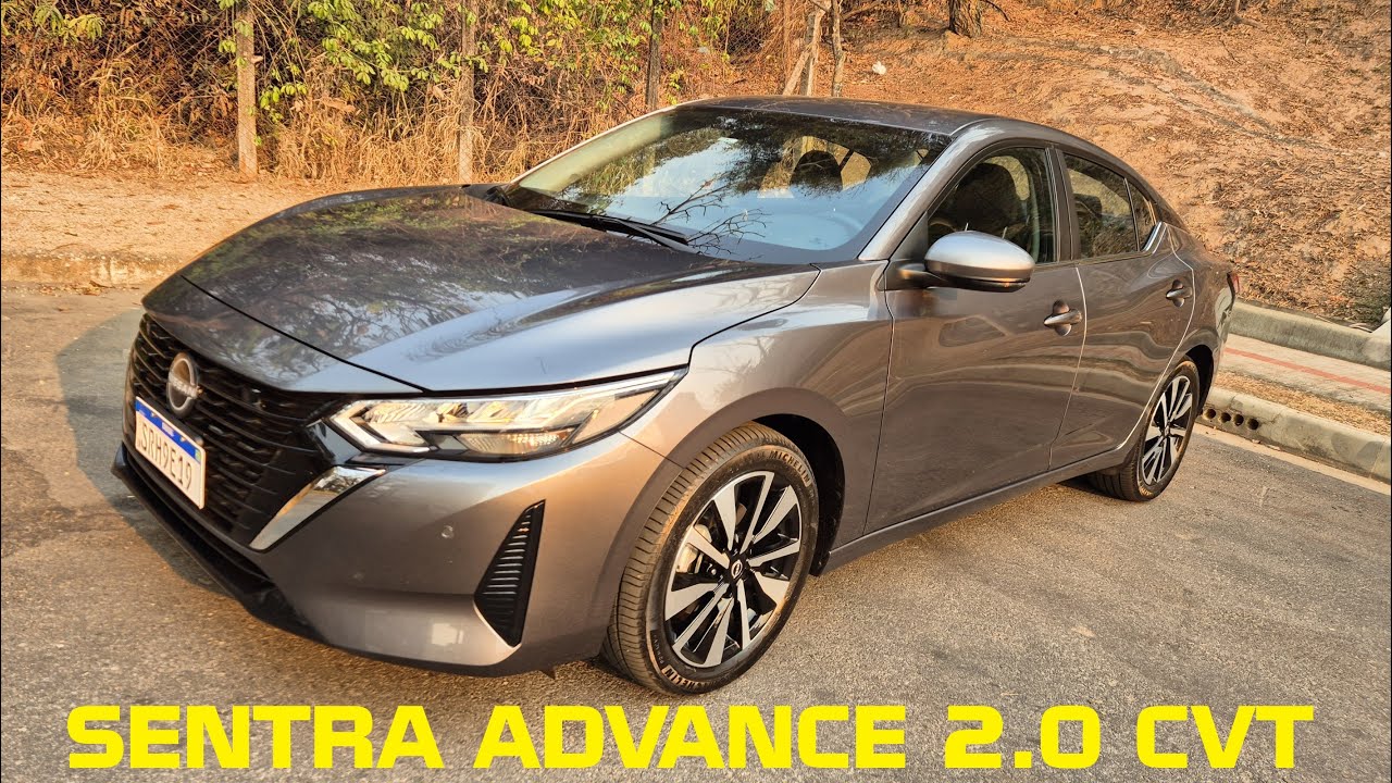 Sentra Advance 2.0 CVT 2025 tudo que oferece a versão de entrada do sedan médio da Nissan