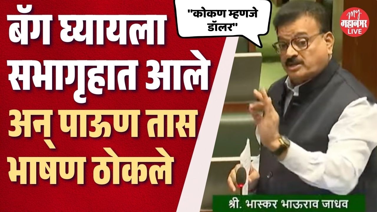 भास्कर जाधवांचे शब्द अन् शांत सभागृह, कोकणावर तुफानी भाषण | Bhaskar Jadhav