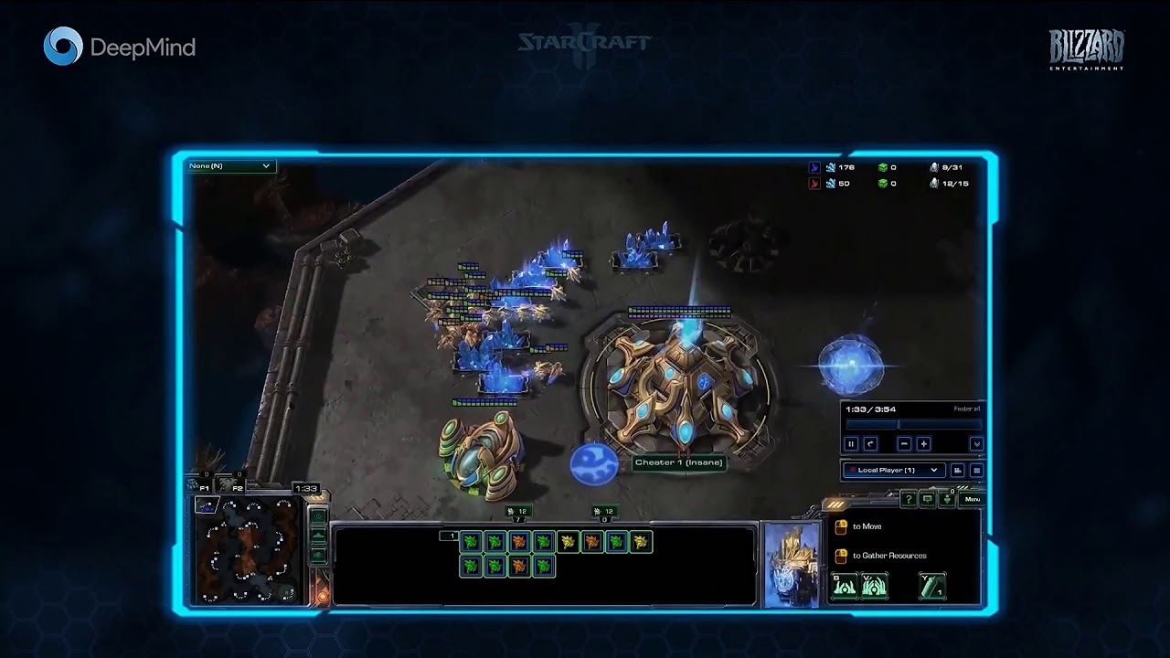 BlizzCon 2018 Deepmind: StarCraft II hardest mode mishap