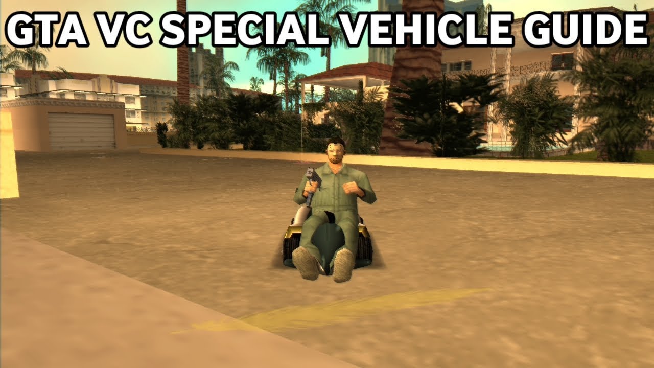 GTA Vice City - Obtaining Unique/EC/EC2 Midnight Blue and White RC Bandit (Method 1)