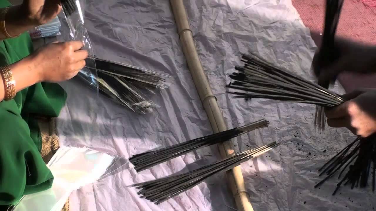 Fabricación artesanal de los Inciensos Karma
