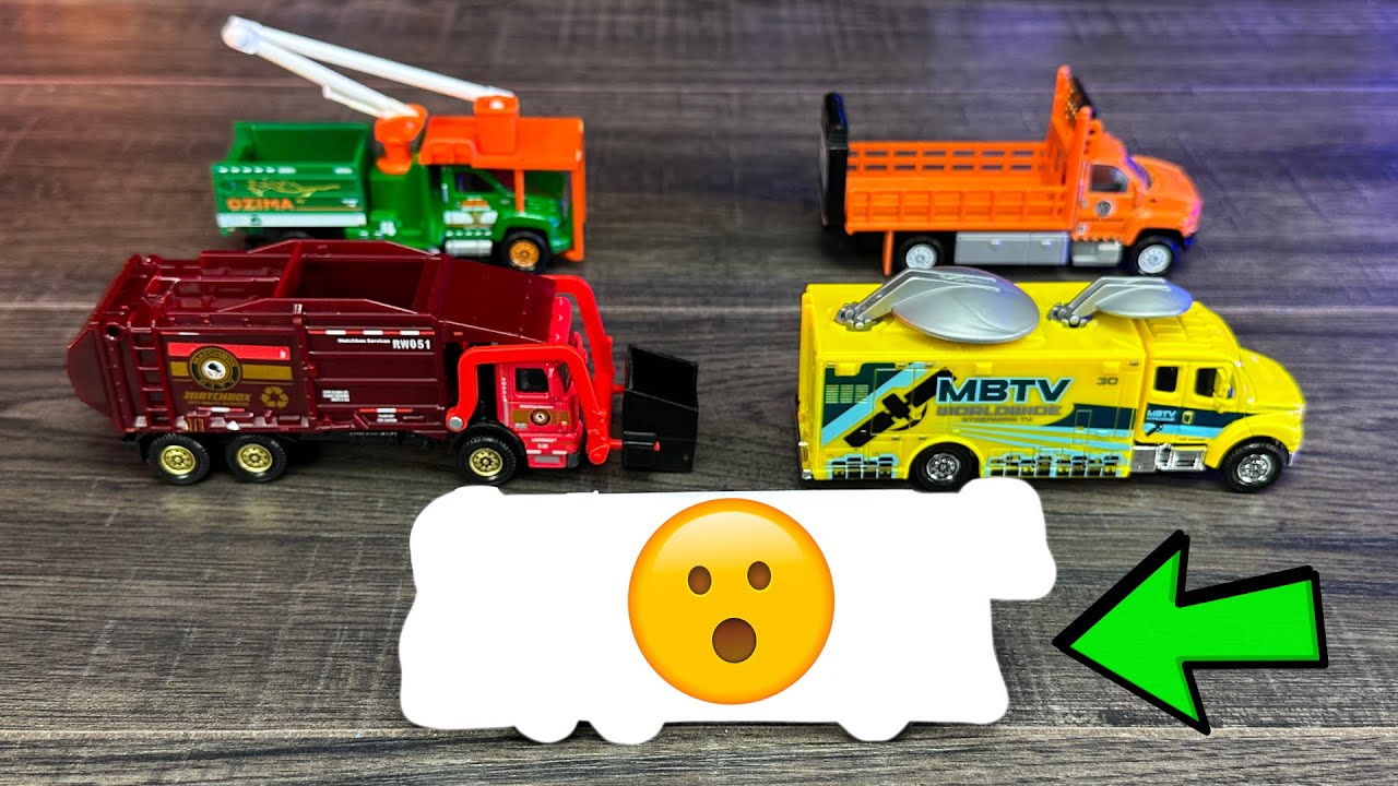 Unboxing Matchbox Working Rigs - Fire Truck, Garbage Truck, Work, Treasures