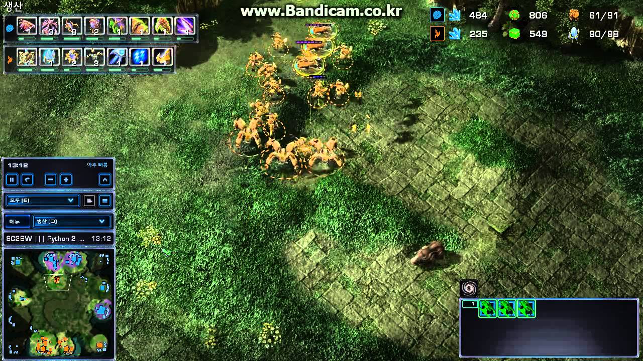 SC2BW - Zerg vs Protoss in (4)Python