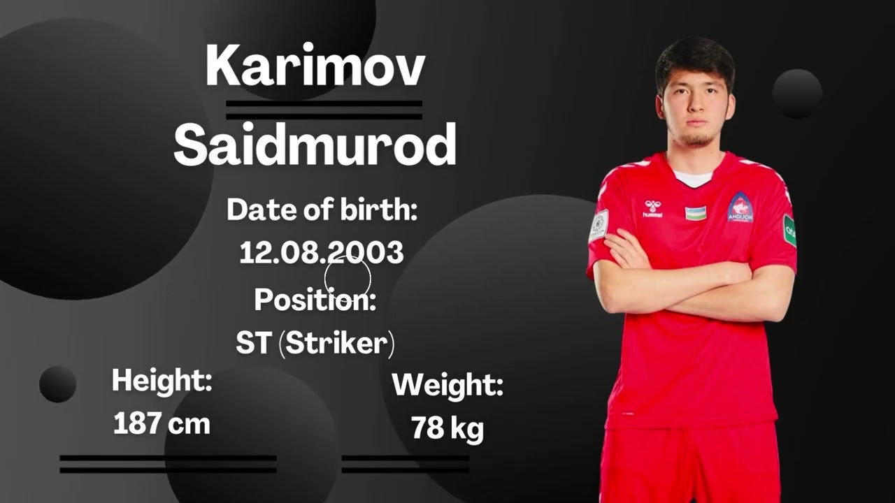 Saidmurod Karimov - Uzbek Striker