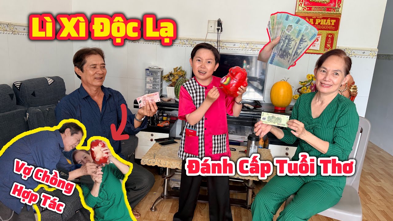 Lì Xì Tết Cho Cha Mẹ Theo Kiểu Độc Lạ Và Sự Hợp Tác Ăn Ý Của Vợ Chồng - Món Quà Cô Chủ Nhỏ Tặng Mẹ