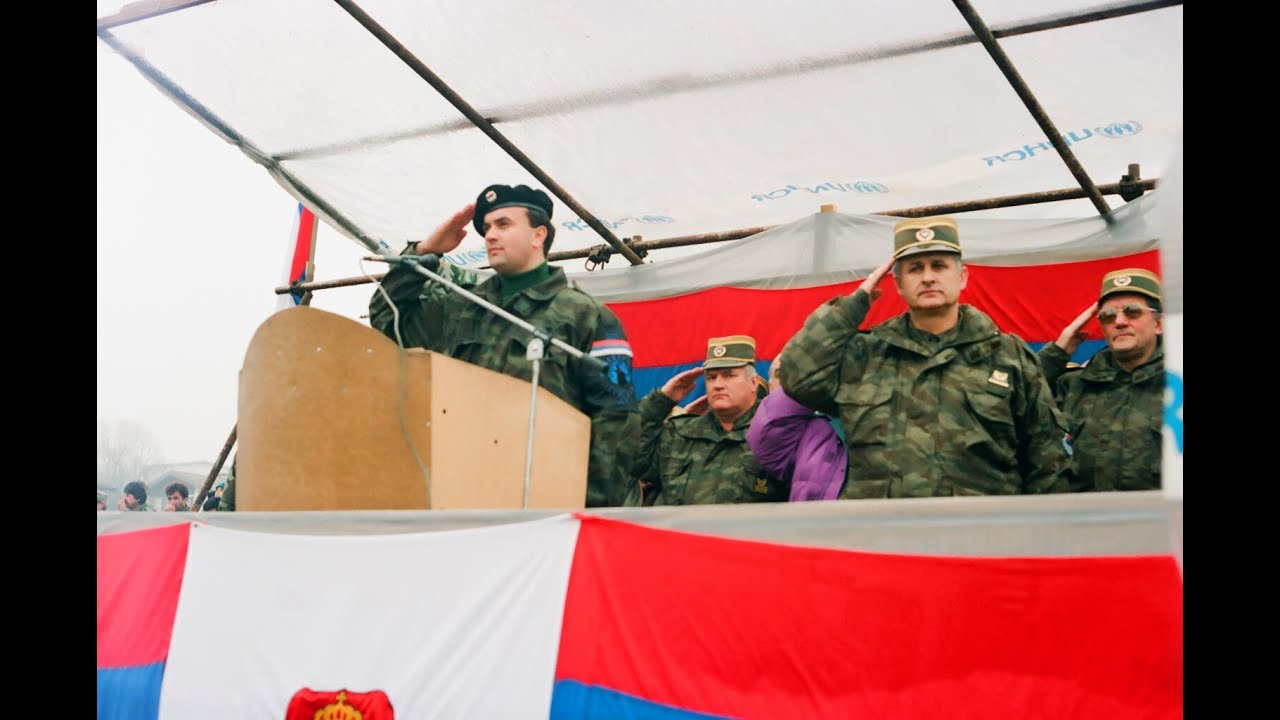 Formiranje manevarske brigade Vukovi sa Drine  DK VRS video 2 .12. 1995.